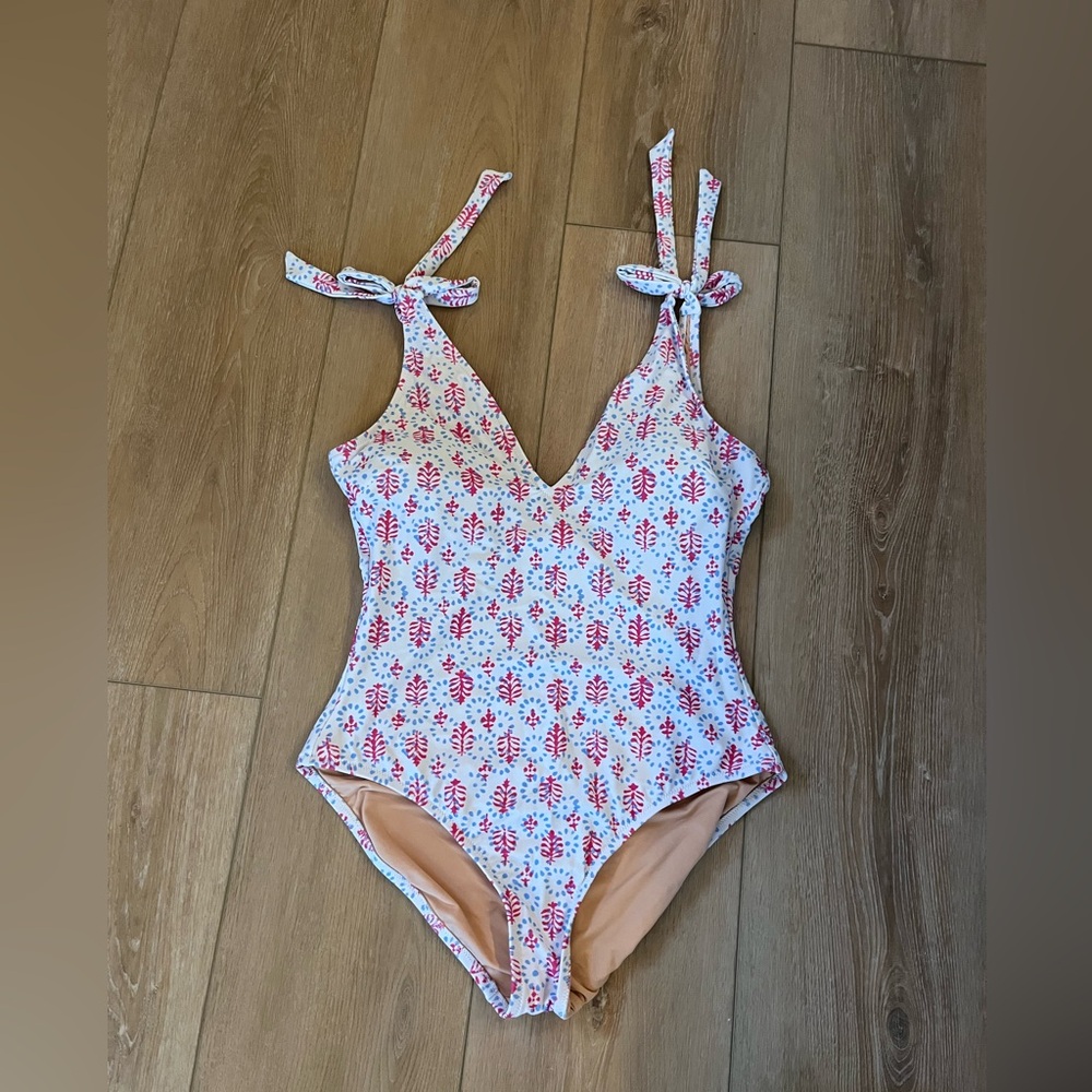 J. Crew Women’s One Piece Floral Bathing Suit Size Large